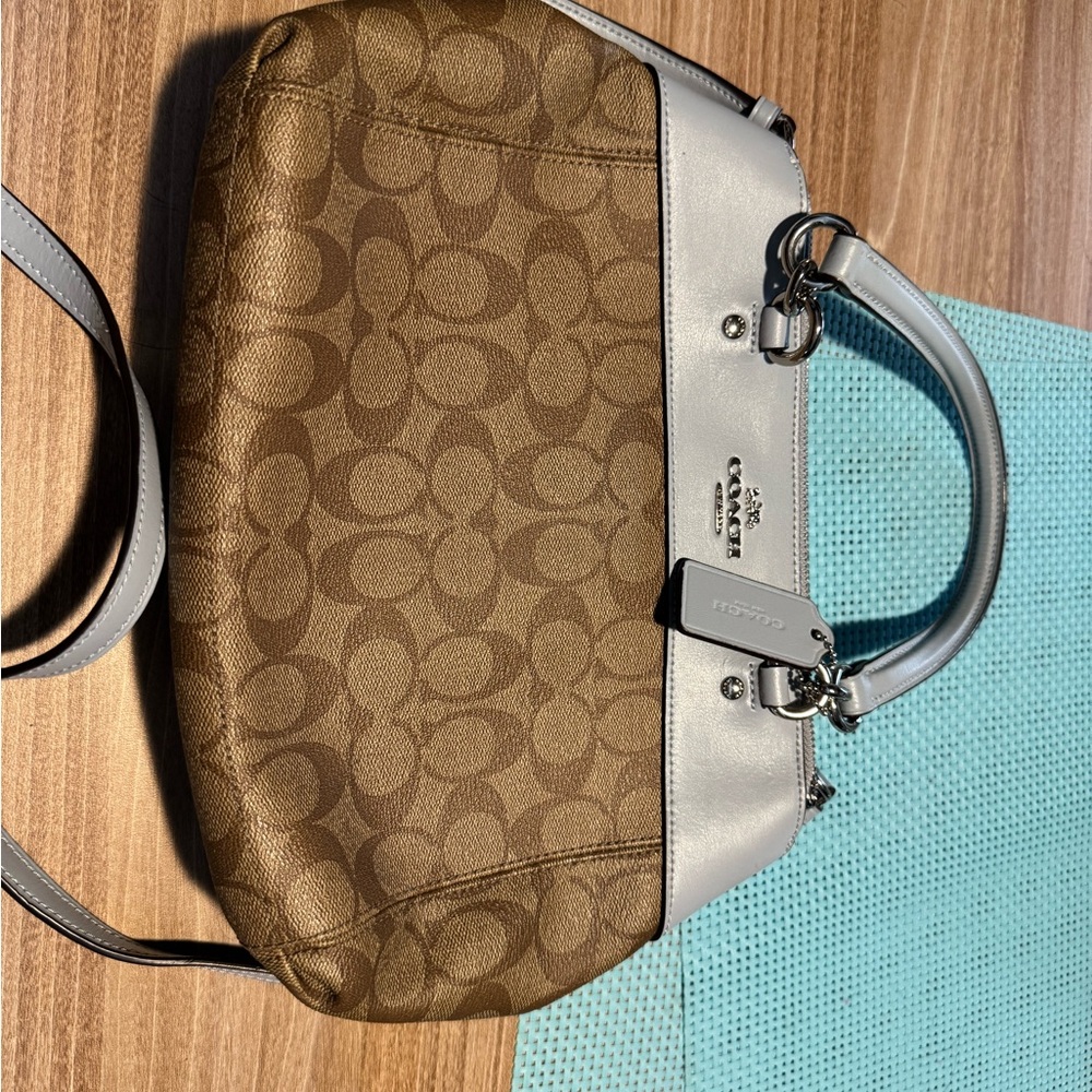 Coach Brown and Blue Women's Bag